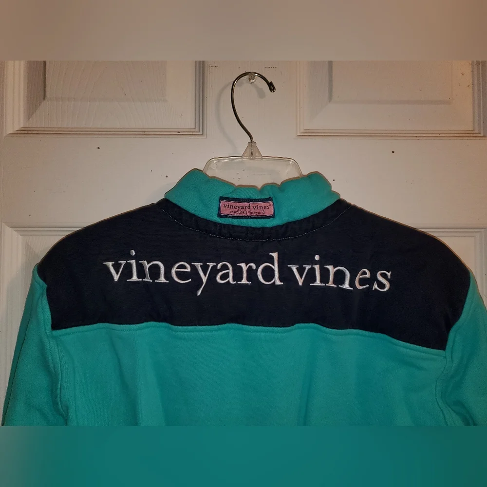 💸 5 for $20 | Vineyard Vines Quarter Zip Long Sleeve Pullover Sweatshirt - Picture 8 of 16